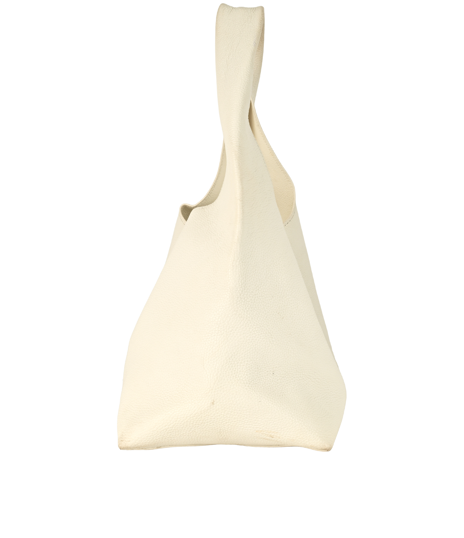 The Sack Bag, &pound;230, Handbags, White, Leather, Bottom view